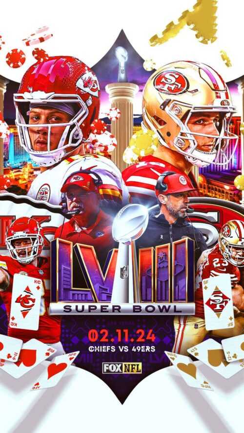 super bowl lviii wallpaper