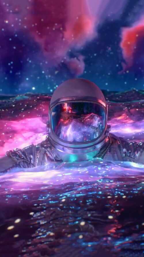 Floating In Space Wallpaper - iXpap