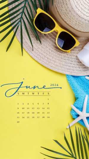 June Calendar 2024 Wallpaper