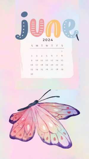 June Calendar 2024 Wallpaper