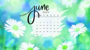 June Calendar 2024 Wallpaper