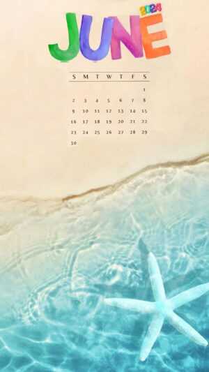 June Calendar 2024 Wallpaper