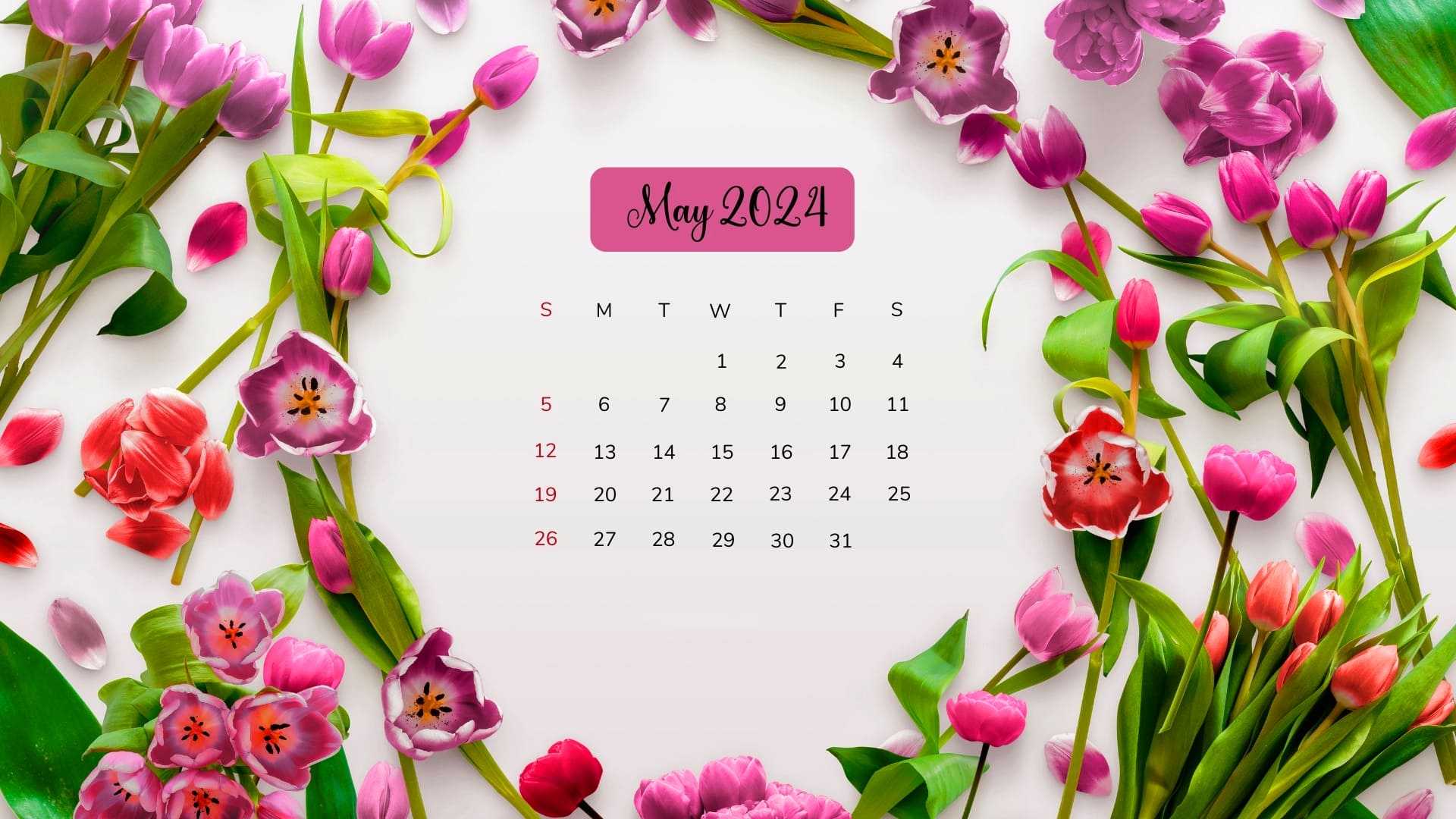 May Calendar Wallpaper 2024 iXpap