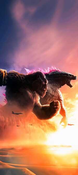 Godzilla x Kong The New Empire Wallpaper