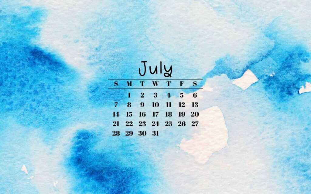 July 2024 Calendar Wallpaper - iXpap