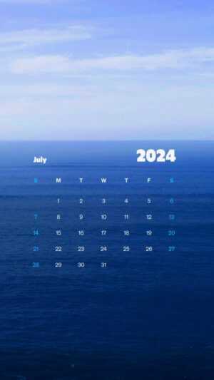 July 2024 Calendar Wallpaper