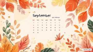 2024 September Calendar Wallpaper