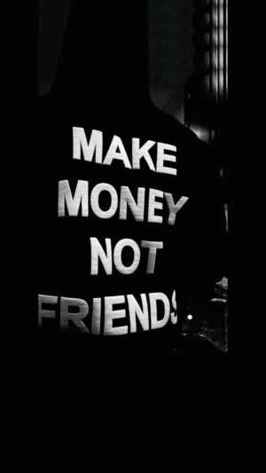 Make Money Not Friends Wallpaper