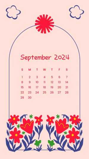 September 2024 Calendar Wallpaper