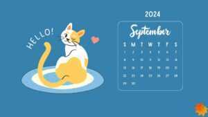 September 2024 Calendar Wallpaper