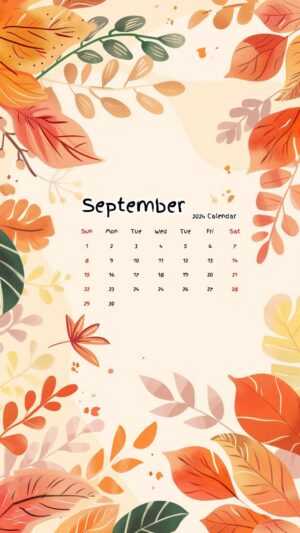 September 2024 Calendar Wallpaper