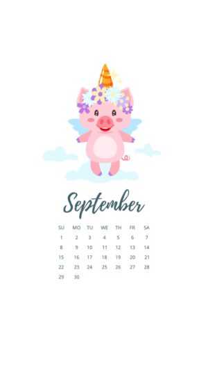 September 2024 Calendar Wallpaper