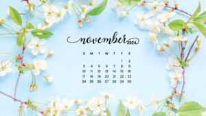 November 2024 Calendar Wallpaper