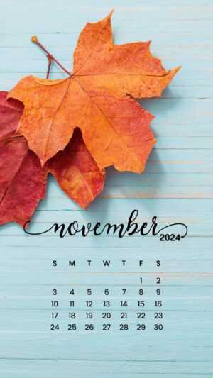 November 2024 Calendar Wallpaper