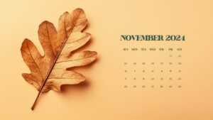 November 2024 Calendar Wallpaper