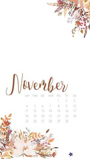 November 2024 Calendar Wallpaper