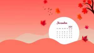 November Calendar 2024 Wallpaper