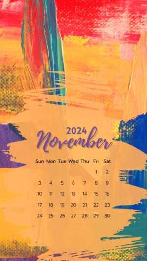 November Calendar 2024 Wallpaper