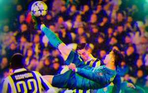 Ronaldo Bicycle Kick Wallpaper