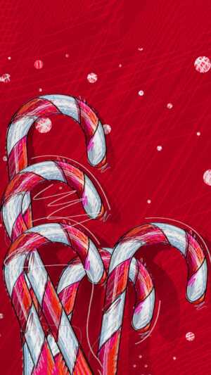 Candy Cane Wallpaper