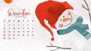 December 2024 Calendar Wallpaper