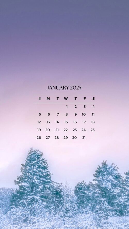 January 2025 Wallpaper iXpap