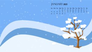 January 2025 Wallpaper