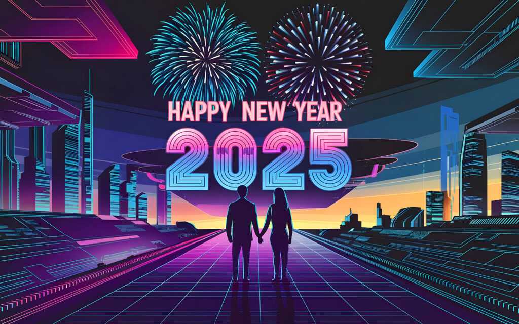 New Year 2025 Wallpaper iXpap