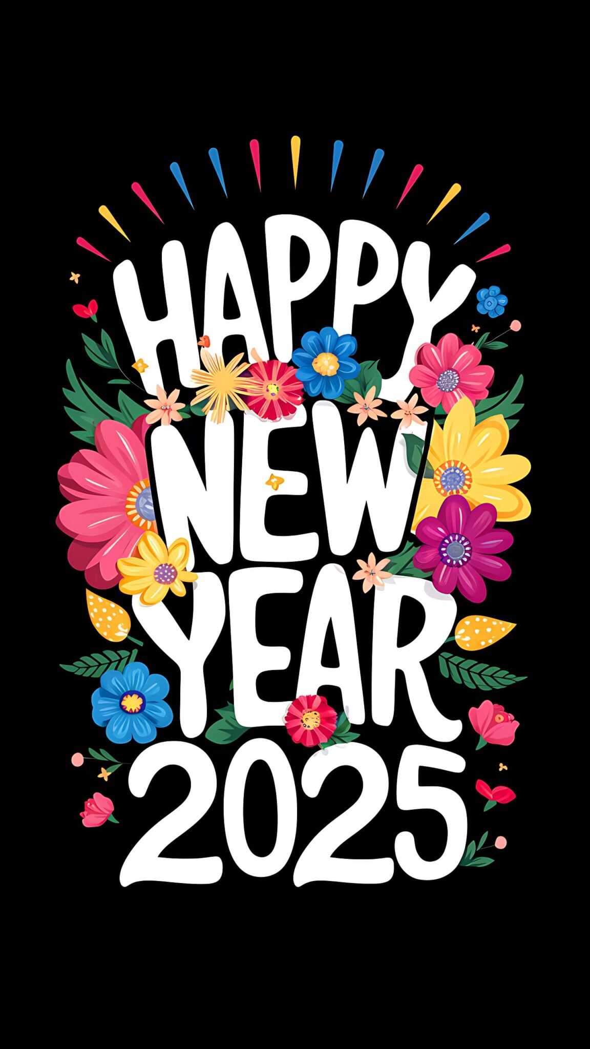 New Year 2025 Wallpaper iXpap